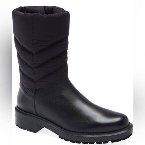 Aquatalia Lori waterproof stain resistant technology leather Italian boot size 6 - Picture 1 of 13
